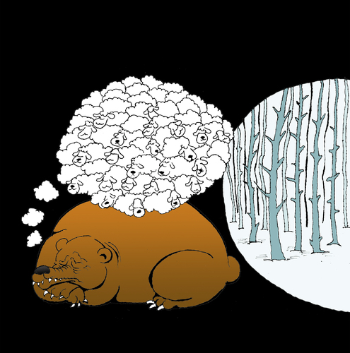 Sleepless... By berk-olgun | Media & Culture Cartoon | TOONPOOL