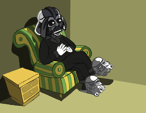 Cartoon: Slippers... (medium) by berk-olgun tagged slippers
