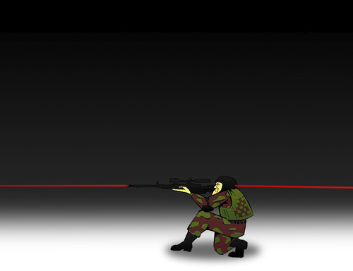 Cartoon: Snipers Suicide... (medium) by berk-olgun tagged snipers,suicide