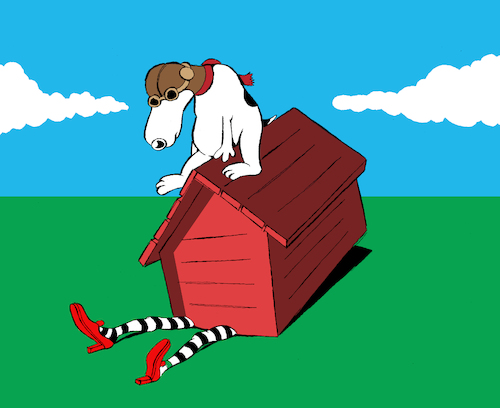 Cartoon: Snoopy vs Wizard of Oz... (medium) by berk-olgun tagged snoopy,vs,wizard,of,oz