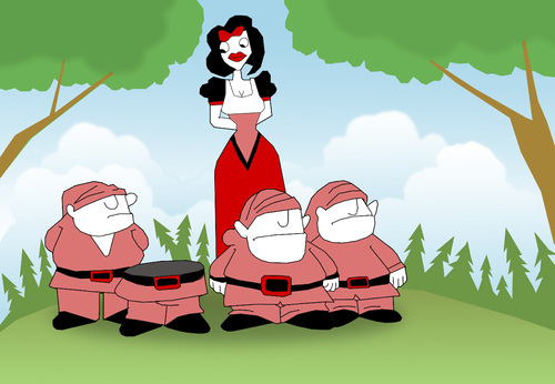 Cartoon: SNOW WHITE-PART 1.. (medium) by berk-olgun tagged snow,white