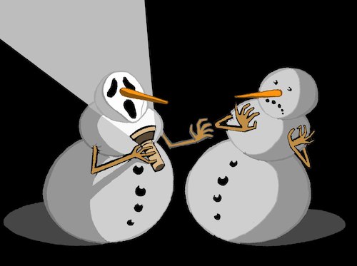 Cartoon: Snowman... (medium) by berk-olgun tagged snowman