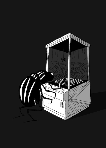 Cartoon: Spider... (medium) by berk-olgun tagged spider