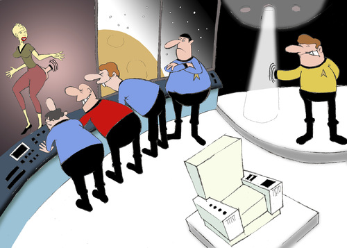 Cartoon: STAR TREK... (medium) by berk-olgun tagged star,trek