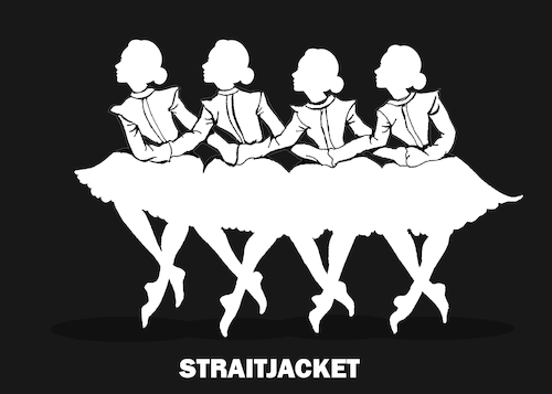 Cartoon: Straitjacket... (medium) by berk-olgun tagged straitjacket