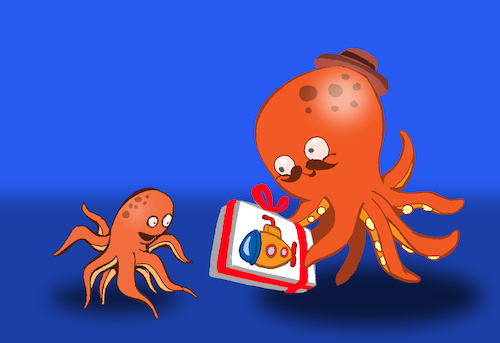Cartoon: Submarine... (medium) by berk-olgun tagged submarine
