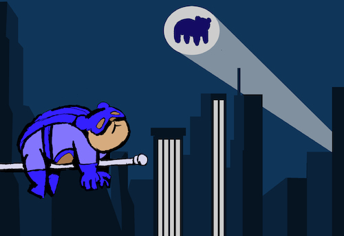 Cartoon: Supersloth... (medium) by berk-olgun tagged supersloth