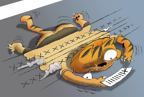 Cartoon: Superstition... (medium) by berk-olgun tagged superstition