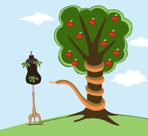 Cartoon: Tailor Eve... (medium) by berk-olgun tagged tailor,eve