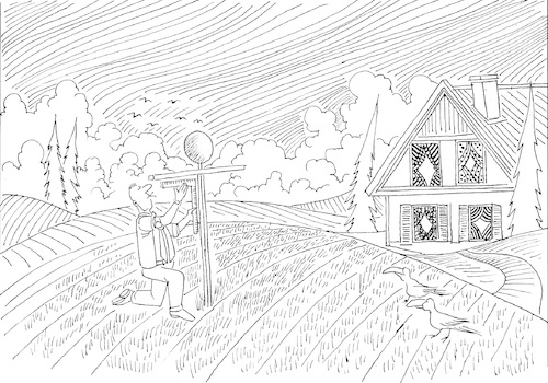 Cartoon: Tailor Farm... (medium) by berk-olgun tagged tailor,farm
