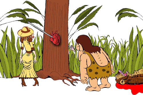 Cartoon: Tarzan and Jane... (medium) by berk-olgun tagged tarzan,and,jane