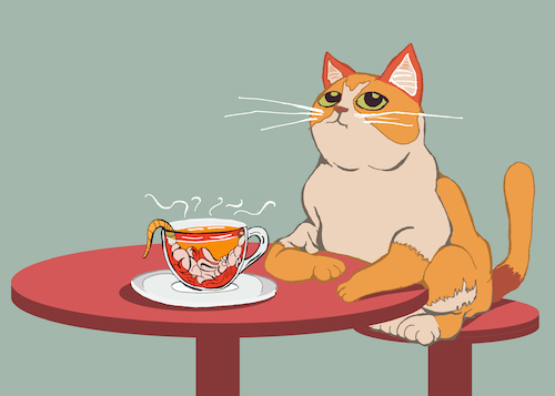 Cartoon: Tea Bag... (medium) by berk-olgun tagged tea,bag