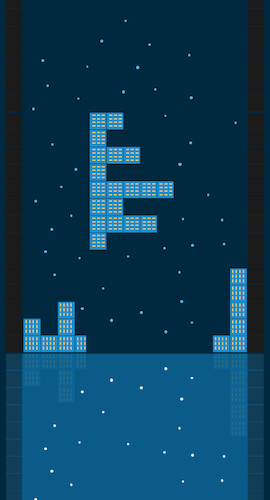 Cartoon: Tetris City Silhouette... (medium) by berk-olgun tagged tetris,city,silhouette