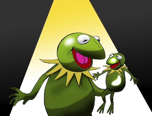 Cartoon: The  Ventriloquist ... (medium) by berk-olgun tagged ventriloquist,the