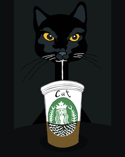 Cartoon: The Cat... (medium) by berk-olgun tagged the,cat