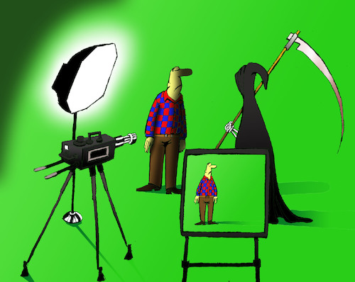 Cartoon: The Green Screen... (medium) by berk-olgun tagged the,green,screen