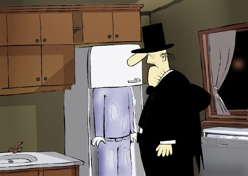 Cartoon: The Old Magician... (medium) by berk-olgun tagged the,old,magician