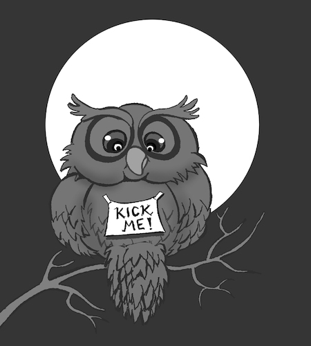 Cartoon: The Owl... (medium) by berk-olgun tagged the,owl