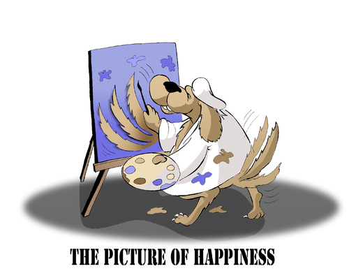Cartoon: The Picture of Happiness... (medium) by berk-olgun tagged the,picture,of,happiness