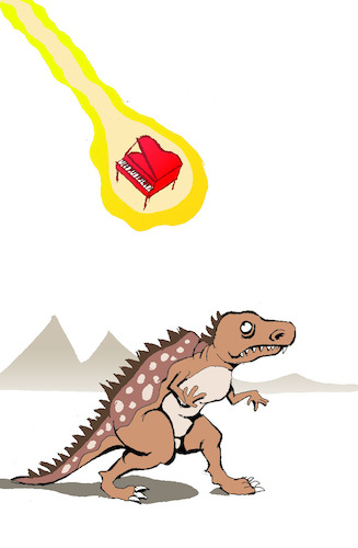 Cartoon: The Red Piano... (medium) by berk-olgun tagged the,red,piano