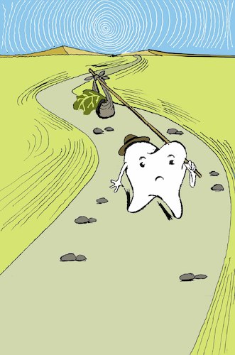 Cartoon: The Spinach in my Teeth... (medium) by berk-olgun tagged spinach