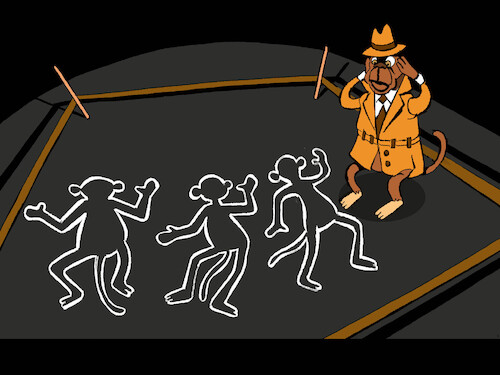 Cartoon: Three Monkeys... (medium) by berk-olgun tagged three,monkeys