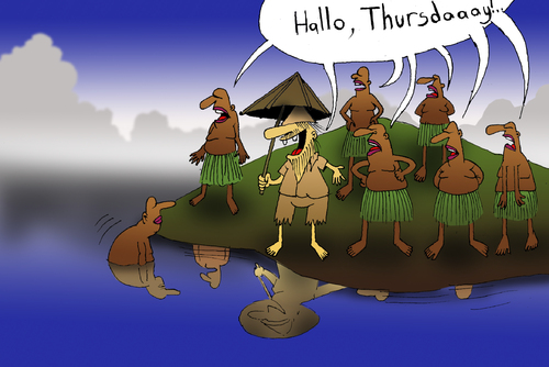 Cartoon: Thursday... (medium) by berk-olgun tagged thursday
