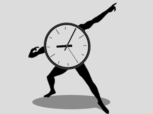 Cartoon: Time... (medium) by berk-olgun tagged usain,bolt