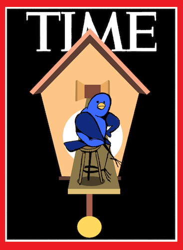 Cartoon: Time Cover... (medium) by berk-olgun tagged time,cover