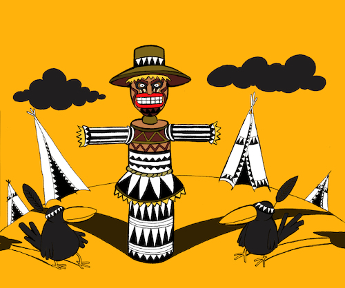 Cartoon: Totem... (medium) by berk-olgun tagged totem