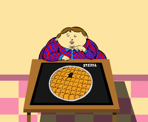 Cartoon: Turkish Baklava Puzzle... (medium) by berk-olgun tagged turkish,baklava,puzzle