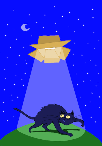 Cartoon: Ufo... (medium) by berk-olgun tagged ufo