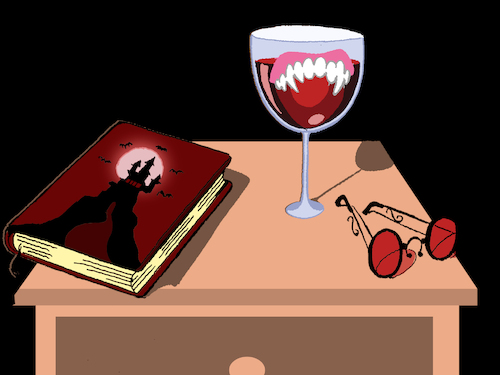 Cartoon: Vampire... (medium) by berk-olgun tagged vampire