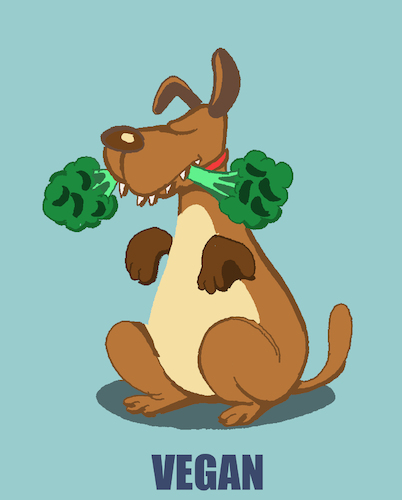 Cartoon: Vegan... (medium) by berk-olgun tagged vegan