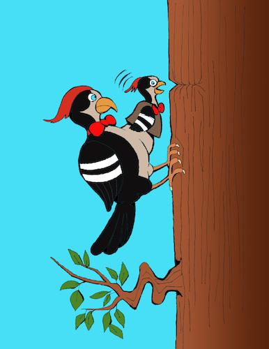 Cartoon: Ventriloquist... (medium) by berk-olgun tagged ventriloquist