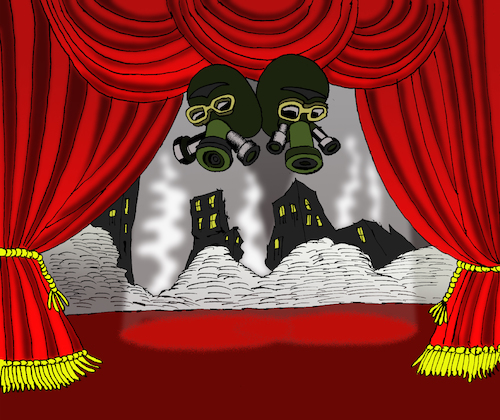 Cartoon: War... (medium) by berk-olgun tagged war