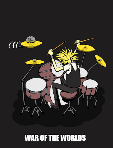 Cartoon: War of the Worlds... (medium) by berk-olgun tagged war,of,the,worlds