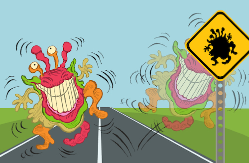 Cartoon: Warning... (medium) by berk-olgun tagged warning