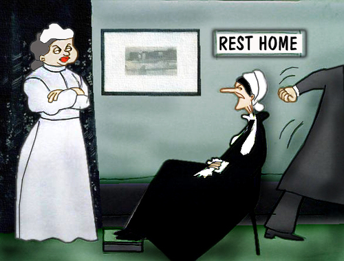 Cartoon: WHISTLER S MOTHER.. (medium) by berk-olgun tagged whistler