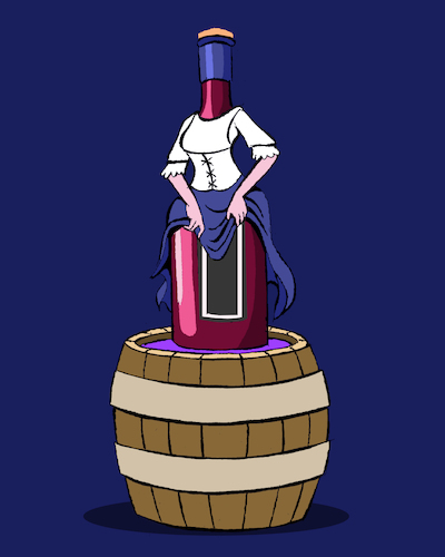 Cartoon: Winemaking... (medium) by berk-olgun tagged winemaking
