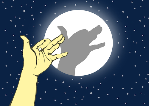 Cartoon: Wolf... (medium) by berk-olgun tagged wolf