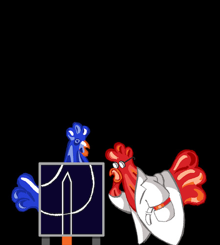 Cartoon: X Ray... (medium) by berk-olgun tagged rooster,candy