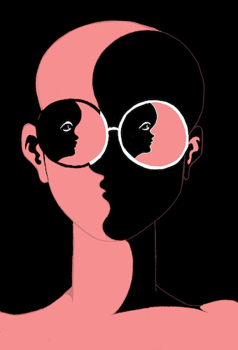 Cartoon: Yin Yang Glasses... (medium) by berk-olgun tagged yin,yang,glasses