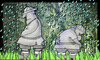 Cartoon: A Hard trail at the Rainforest.. (small) by berk-olgun tagged hard,trail