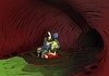 Cartoon: Ahab at Love Tunnel... (small) by berk-olgun tagged ahab