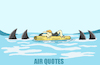 Cartoon: Air Quotes... (small) by berk-olgun tagged air,quotes