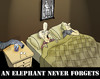 Cartoon: An Elephant Never Forgets... (small) by berk-olgun tagged an,elephant,never,forgets