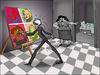 Cartoon: Andy Warhol.. (small) by berk-olgun tagged andy warhol