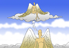 Cartoon: Angel... (small) by berk-olgun tagged angel