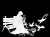 Cartoon: Angel of Peace... (small) by berk-olgun tagged angel,of,peace